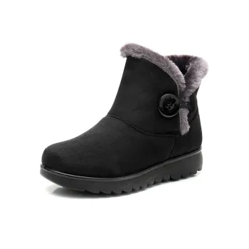 EGCHI Snow Boots Women's Black