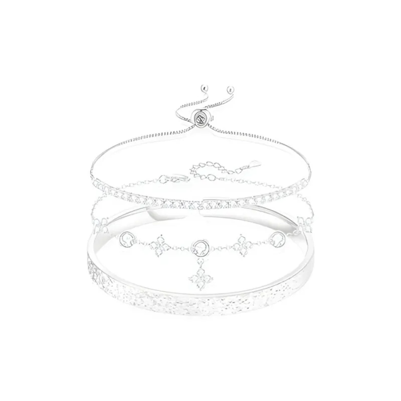 COPI Synthetic Cubic Zirconia Bracelets Unisex-4