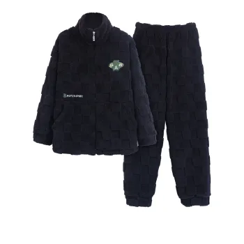 The Story Of The Flower Season Pajama Set Women's Black