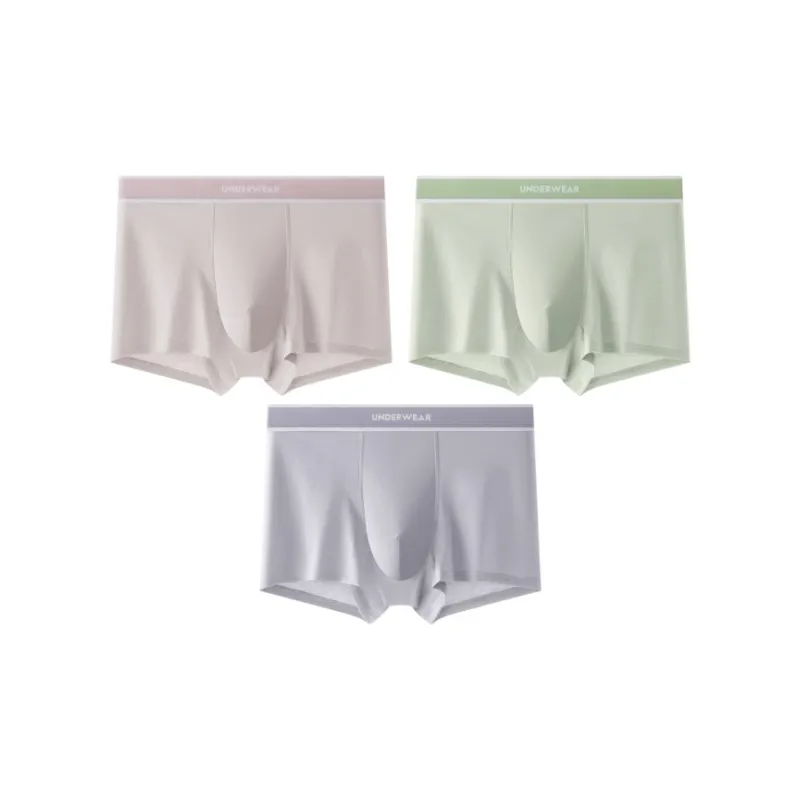 Qiao Ni Tong Underpants Men's 3 Pack-4