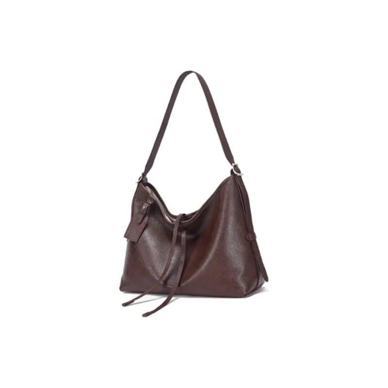 KAISER Top Grain Vegetable Tanned Cow Leather Portable Crossbody Bag Shoulder Bag Regular Women's Black/Coffee/Brown-4
