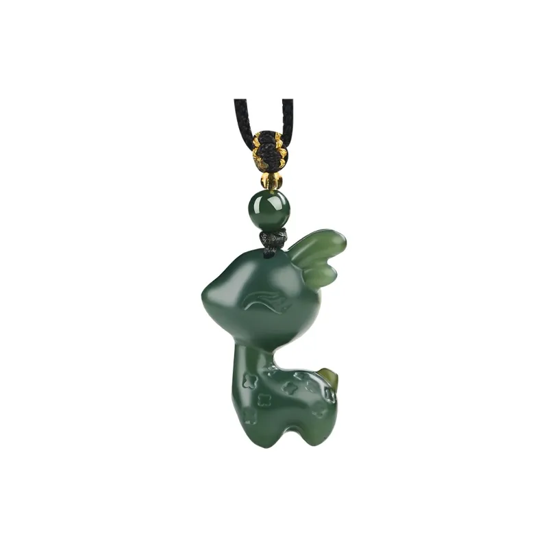 KUNYUYAO Hetian Jade Pendants White Jade Unisex-23