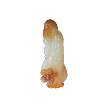 Renyu Jewelry Hetian Jade Pendants Sugar Jade Women's