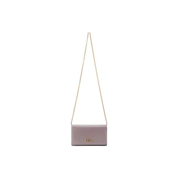Chloe Calfskin Shoulder Bag Crossbody Bag Wallet Women's Purple