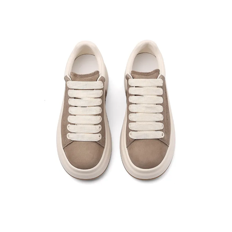 BURGELY Lightweight Height Increasing Low-Top Skateboard Shoes Women's-12