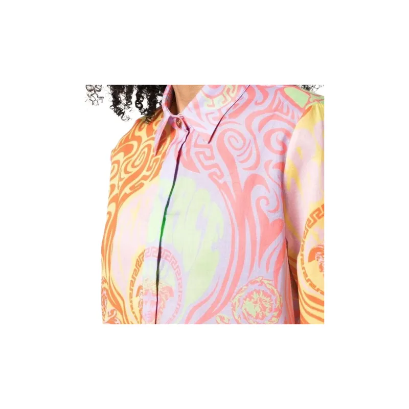 VERSACE Shirts Women's Pink-4