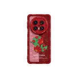 Double Patchwork Embossed Flower Snake