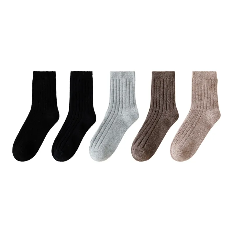 MIIOW Mid Calf Socks Men's 5 Pack-12