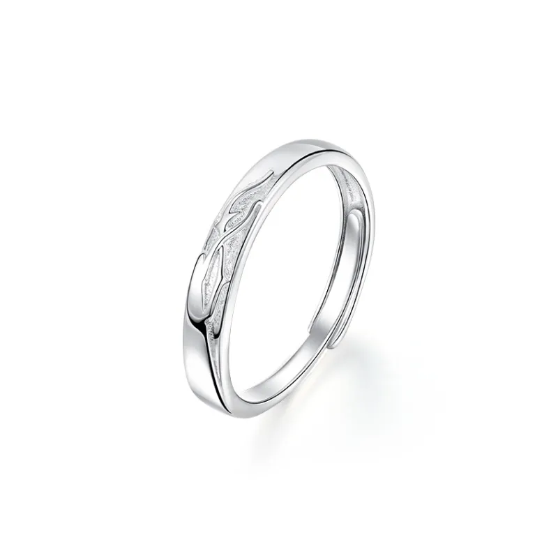JITAIXIANG S999 Fine Silver Rings Unisex-1