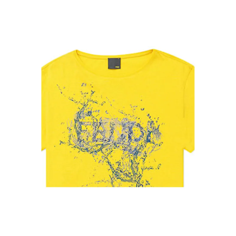 FENDI Capsule T-Shirts Men Yellow-2