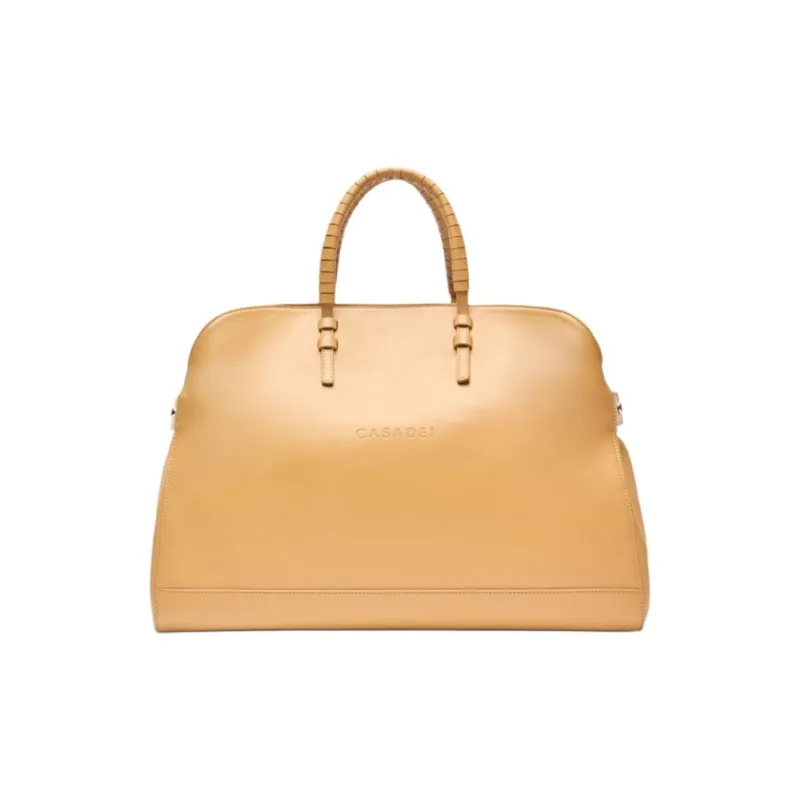 Casadei Calfskin One Shoulder Handbag Women's Umber-2