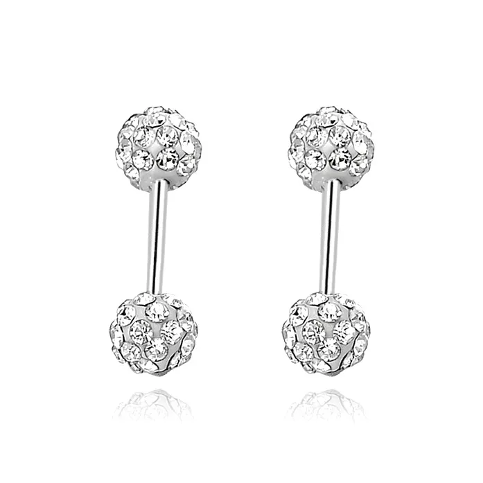 LINGJIE Alloy Stud Earrings Unisex-5