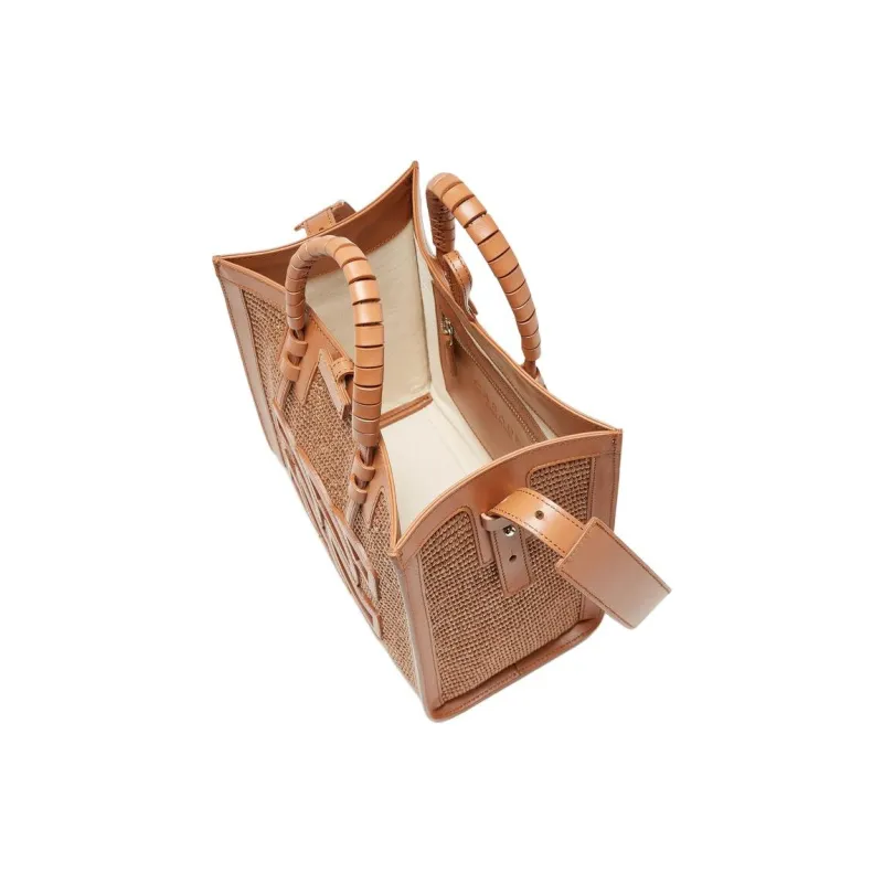 Casadei Baurivage Woven Top Handle Bag-2