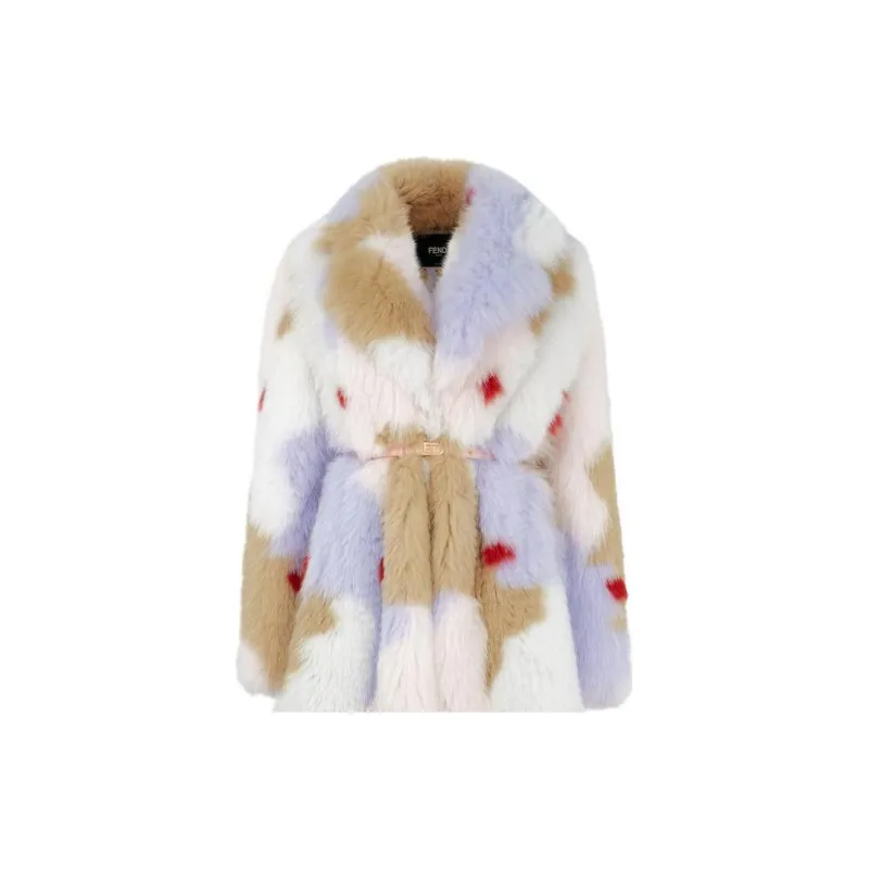 FENDI Coats Women's Multicolor-3