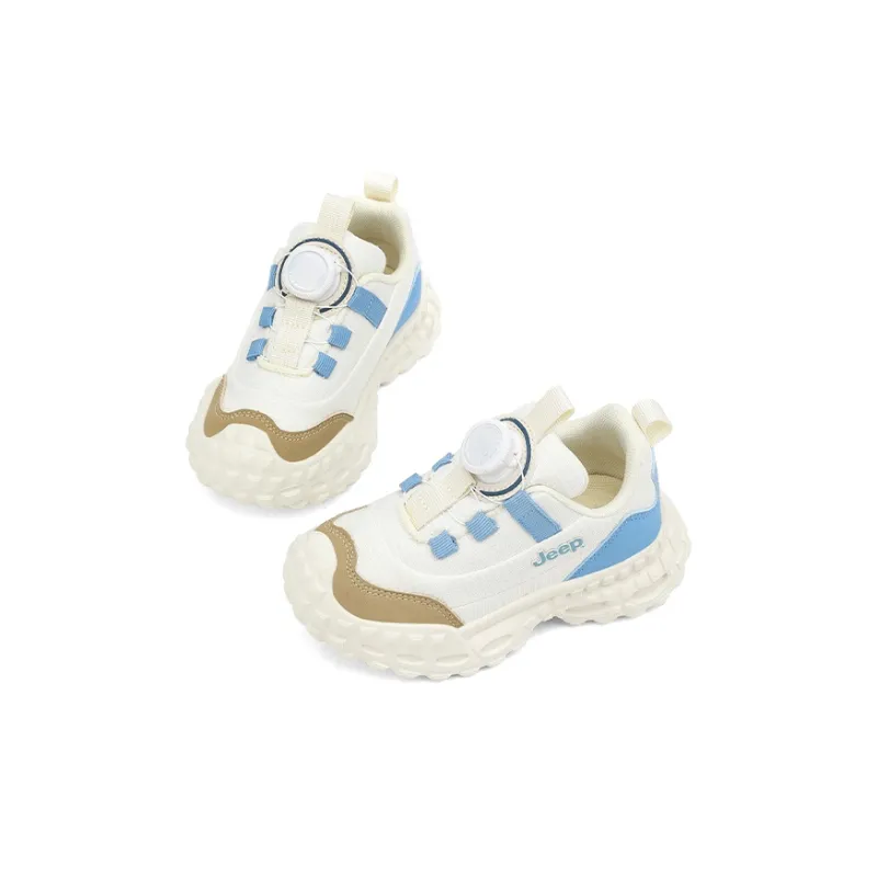 Jeep Kids Lifestyle Shoes Ecru/Lake Blue Kids'-4