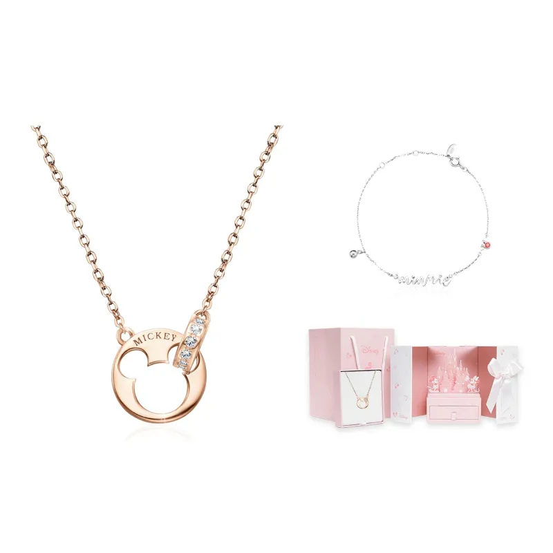 Disney S925 Silver Necklaces Women's-34