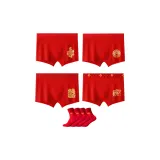 Dragon Soaring and Roaring+Double Dragon Blessing+Dragon Arrives with Fortune+Dragon across The Seas+2 Pack Prosperity Socks