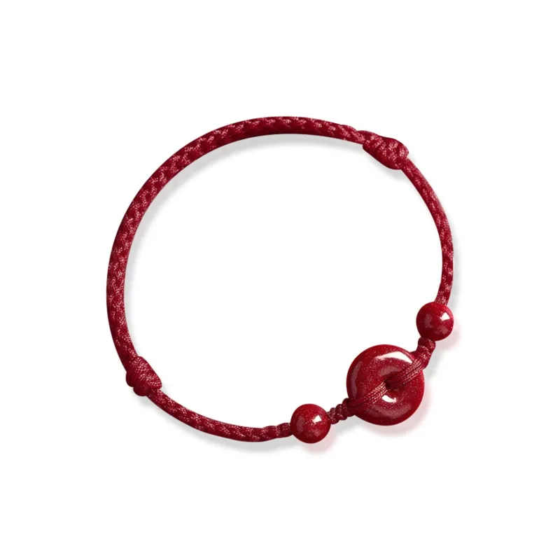 Moon Jewelry Cinnabar Bracelets Unisex-11