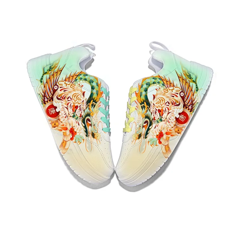 Cold Cicadas Yesterday Anti Slip Wear Resistant Lightweight Breathable Low Top Skateboard Shoes Unisex-3