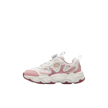 Antakids Anti Slip Wear Resistant Low Top Kids Lifestyle Shoes Ivory White/Rose Pink/Stardust Red Teenagers