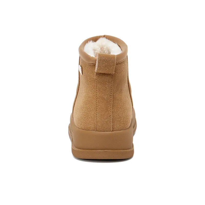 La Chapelle Warm And Wear-Resistant Short Snow Boots Women's Yellow-4