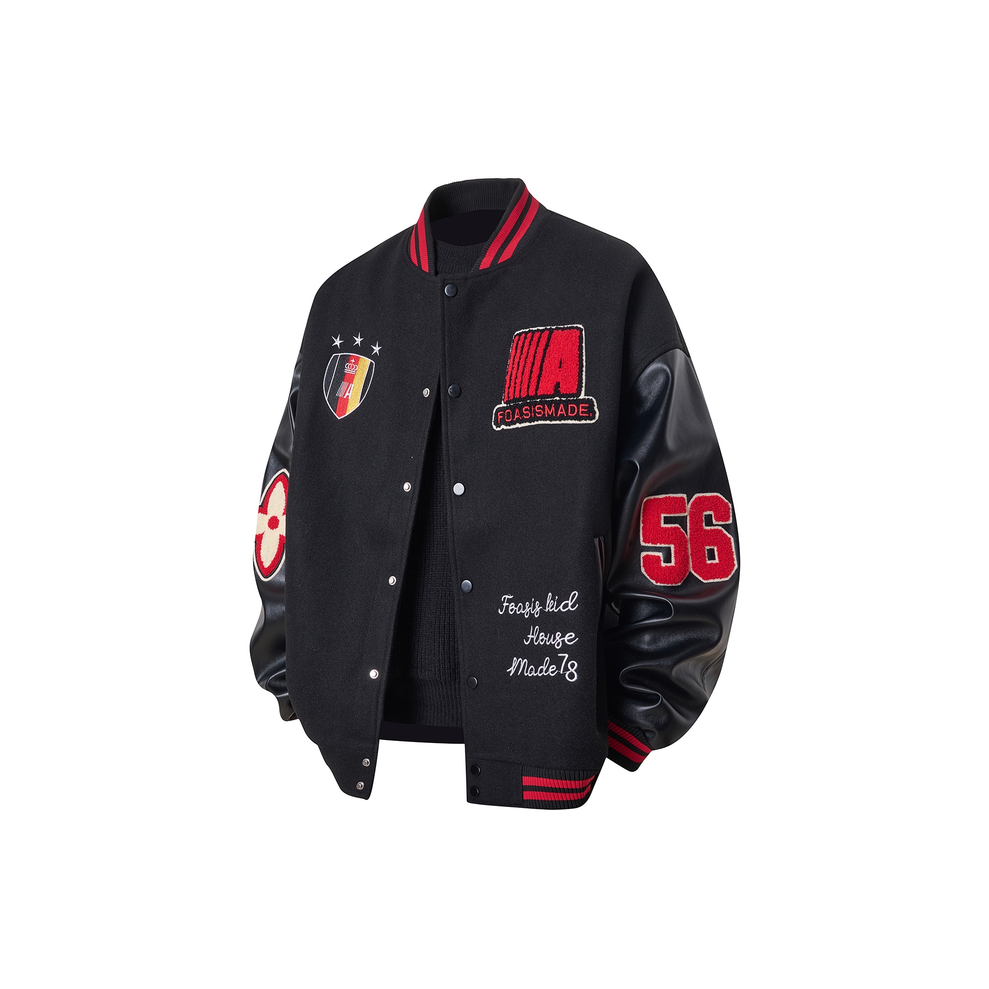Supreme Leather Collar Work Jacket - POIZON