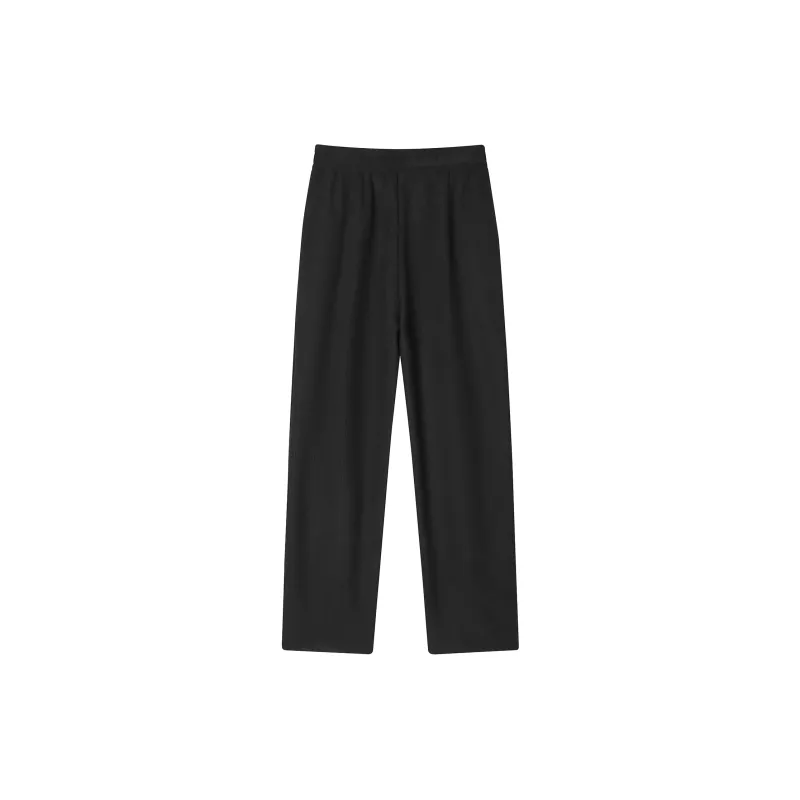 Aol Knitted Sports Pants Unisex-1