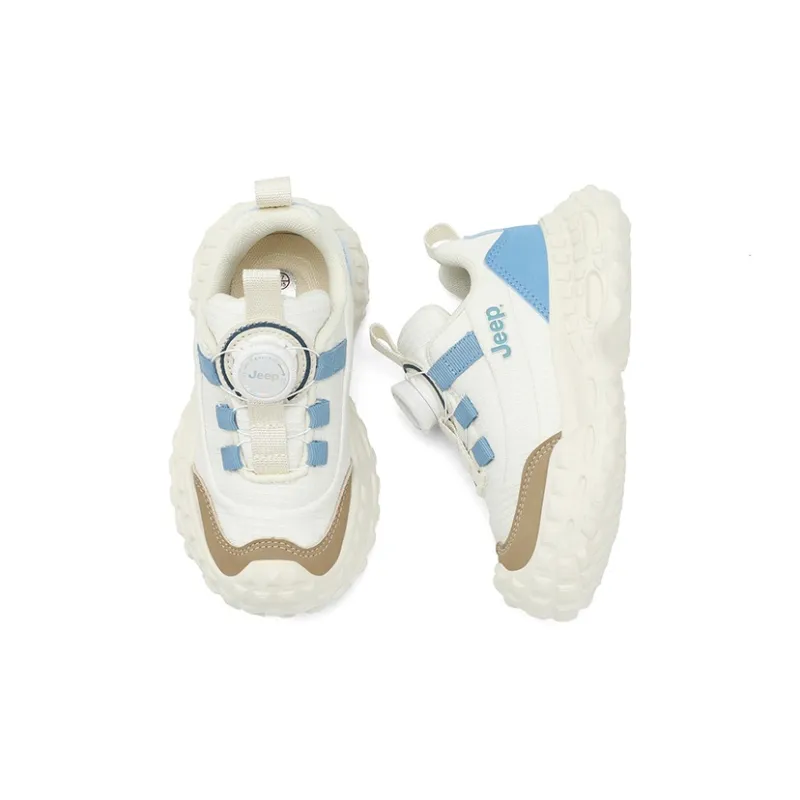 Jeep Kids Lifestyle Shoes Ecru/Lake Blue Kids'-7