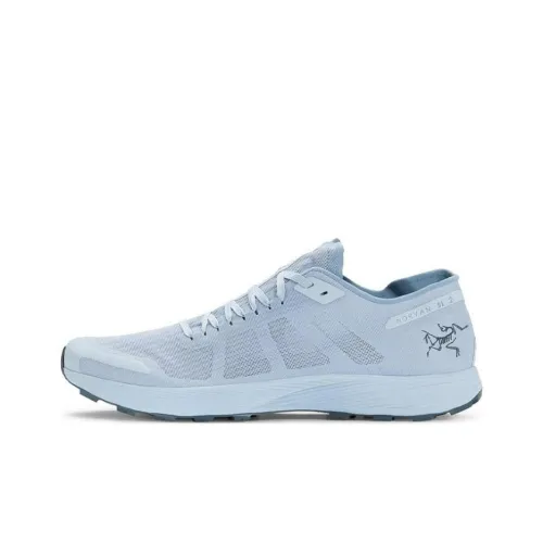 Arcteryx Norvan SL Cushioned Slip Resistant Abrasion Resistant Low Top Running Shoes Men's Blue Gray