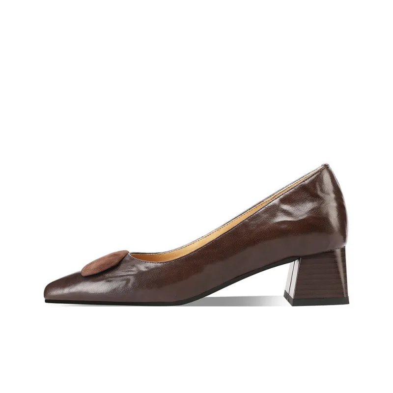 XICUNMINGWU Chunky Heel High Heels 4.5CM Women's-0