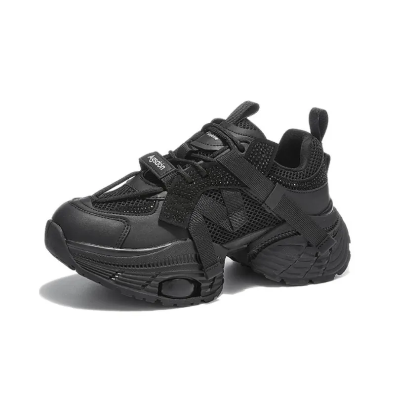AGSDON Height Increasing Low-Top Chunky Sneakers Women's-7