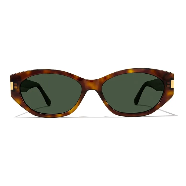 MK MINGKU Plate Frame Cat Eye Sunglasses Unisex-1