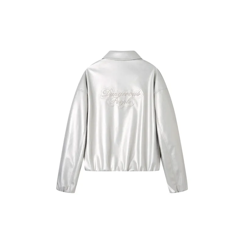 DANGEROUSPEOPLE Jackets Coats Unisex Silver-1