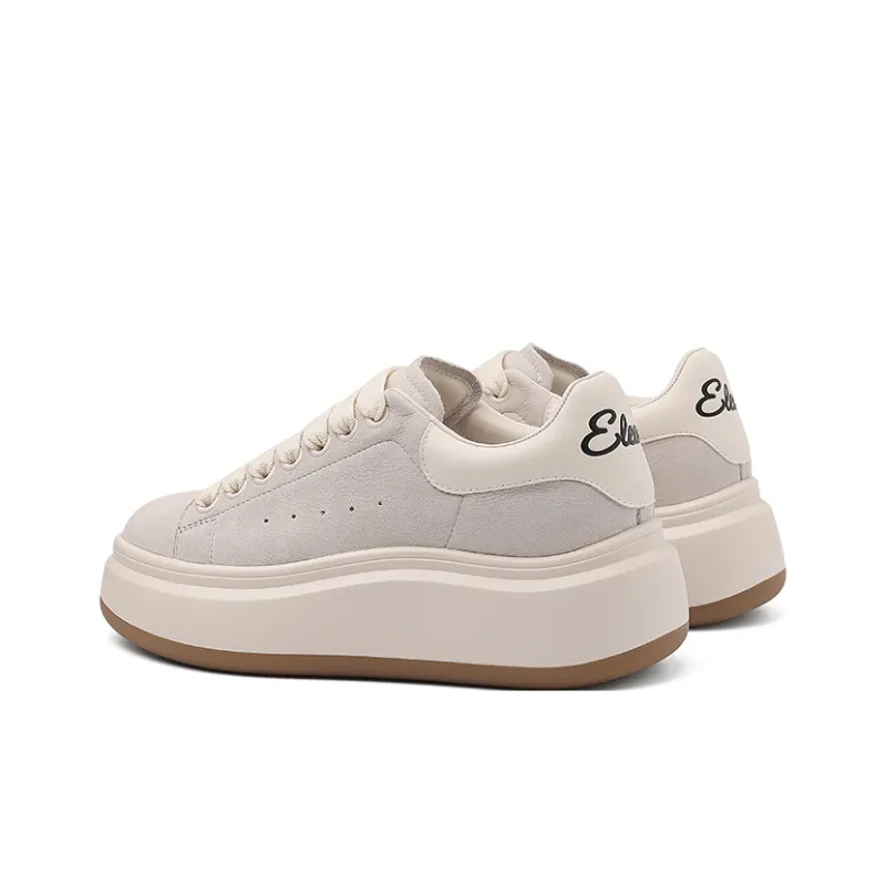 BURGELY Lightweight Height Increasing Low-Top Skateboard Shoes Women's-5