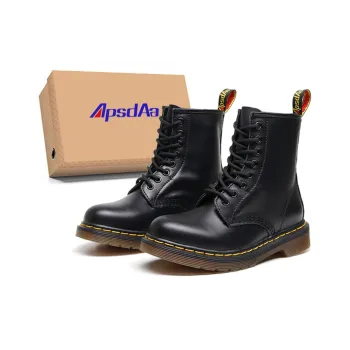 ApsdAa x SITULANG Winter Battle Boots Short Martin Boot Unisex Black