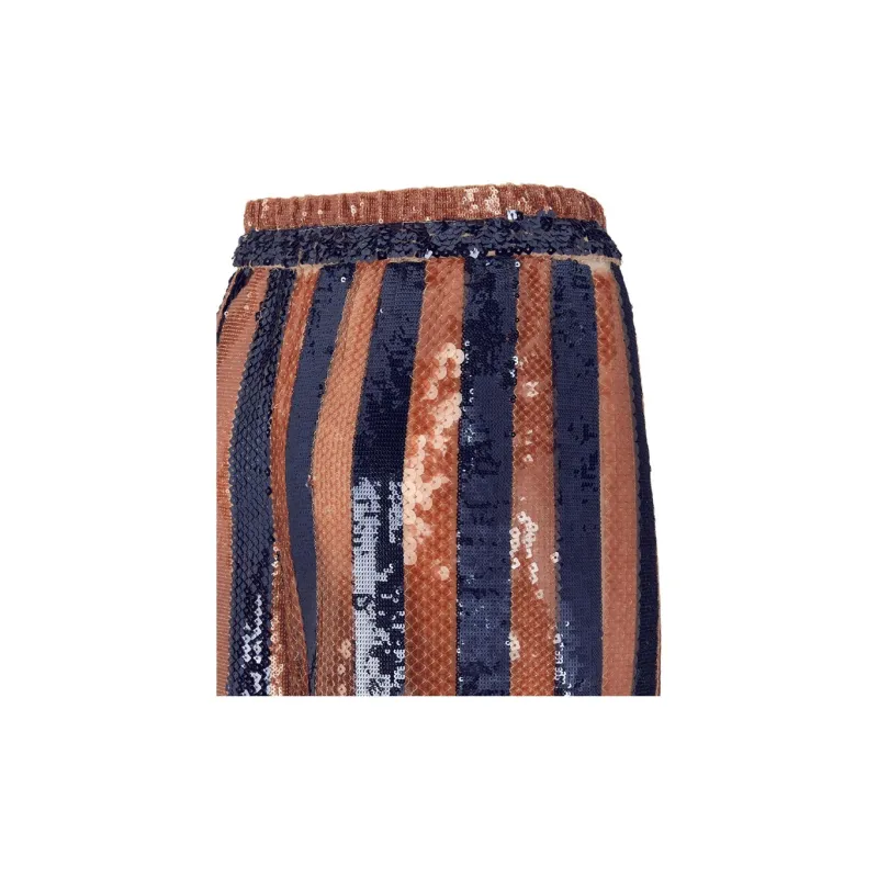FENDI Pequin Tulle Trousers-4