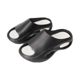 Black White[Two-Tone Plus Size Slippers]EVA
