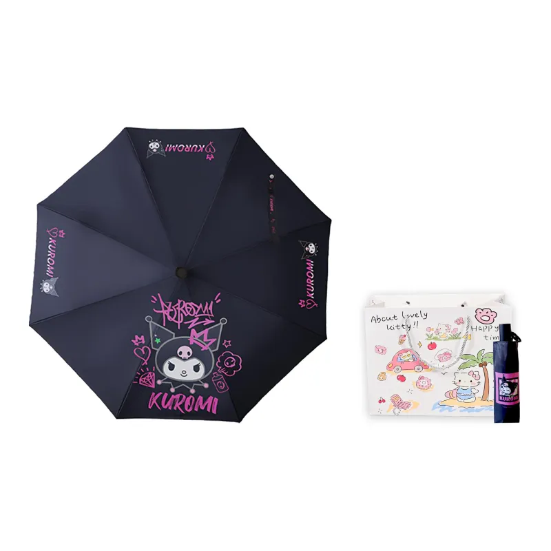 Sanrio Kulomi Sunny And Rainy Dual Use Umbrella-6