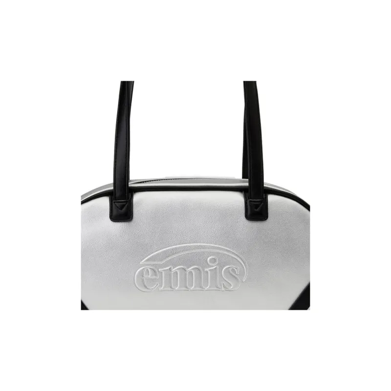 Emis PU Handbag Regular Unisex Silver-3