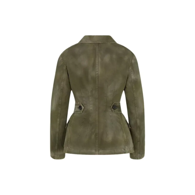 DIOR Jackets Coats Women's Green-1