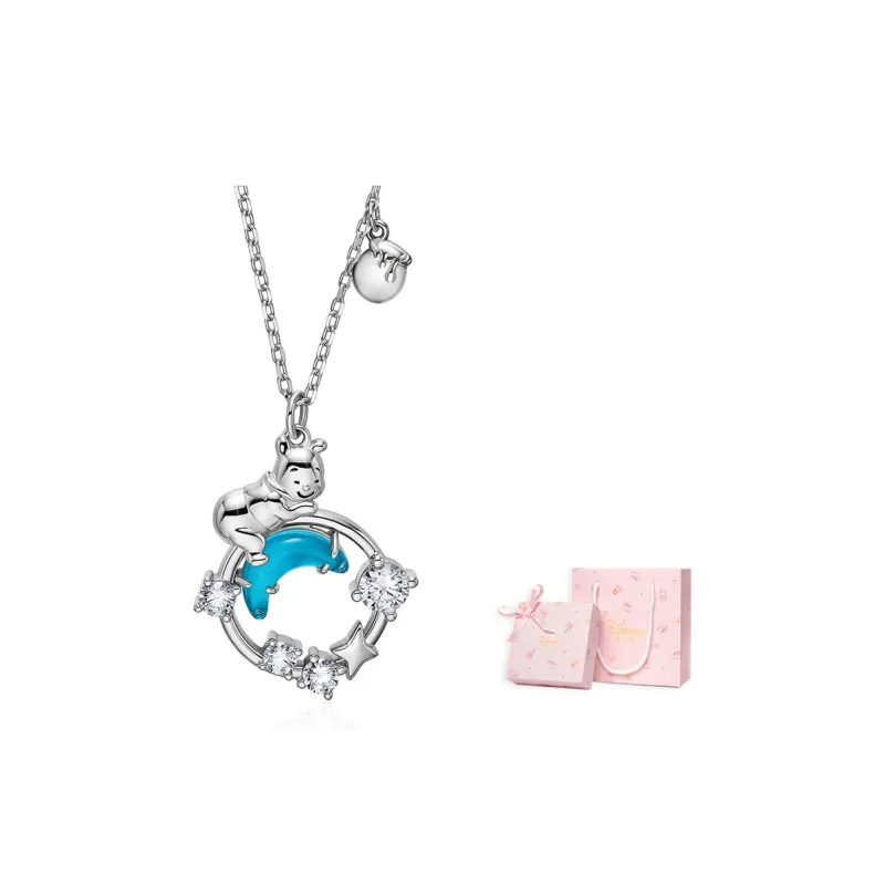 Disney Princess S925 Silver Necklaces Women's-12