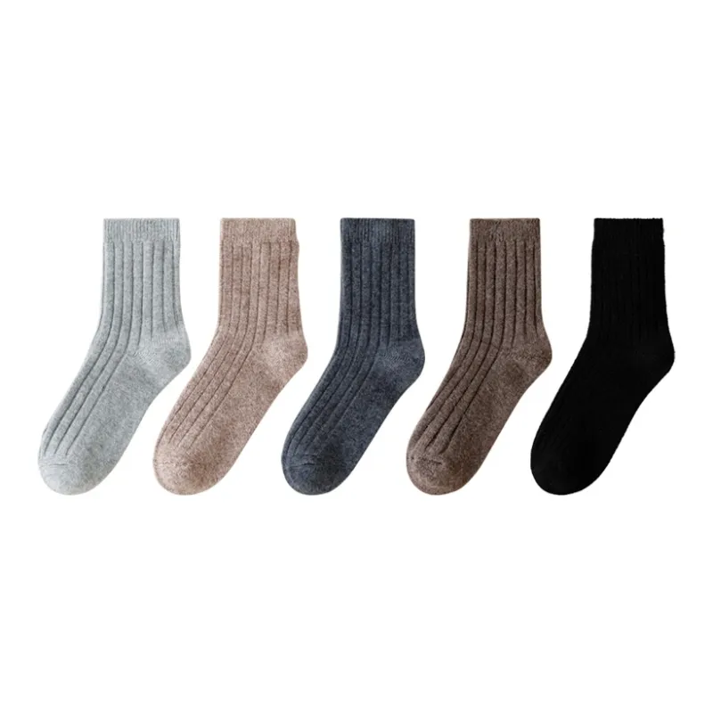 MIIOW Mid Calf Socks Men's 5 Pack-15