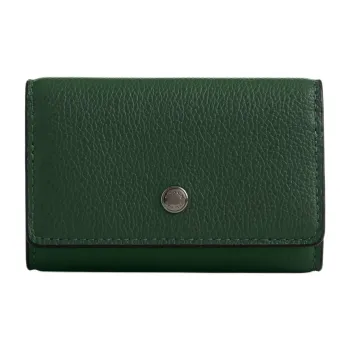 COACH Smooth Leather Key Pouch Women's Hunter Green
