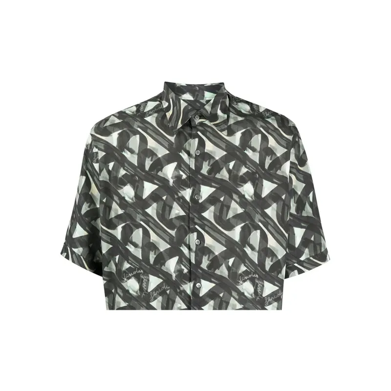 FENDI Shirts Men Green-4
