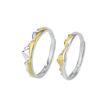 YINGNIXINDONG 925 Sterling Silver Rings Unisex
