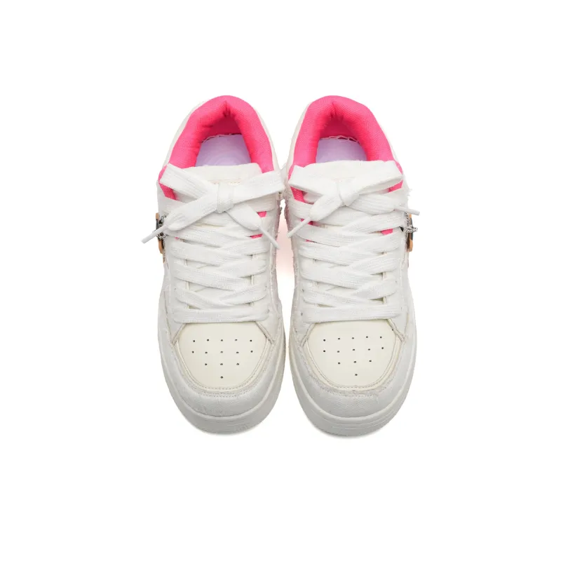 Teddy Bear Collection Slip Resistant, Abrasion Resistant, And Balanced Low Top Skateboard Shoes Unisex-15