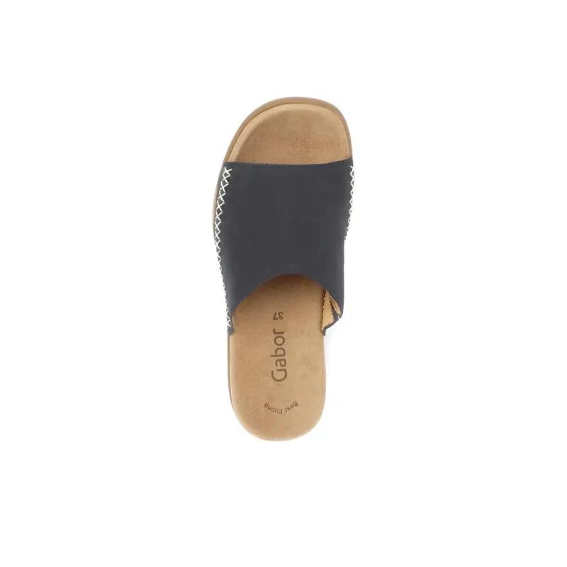 Gabor Abrasion-Resistant Slide Slippers Unisex Blue-3
