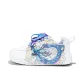 White-Abstract Little Dragon-ZLA4051D