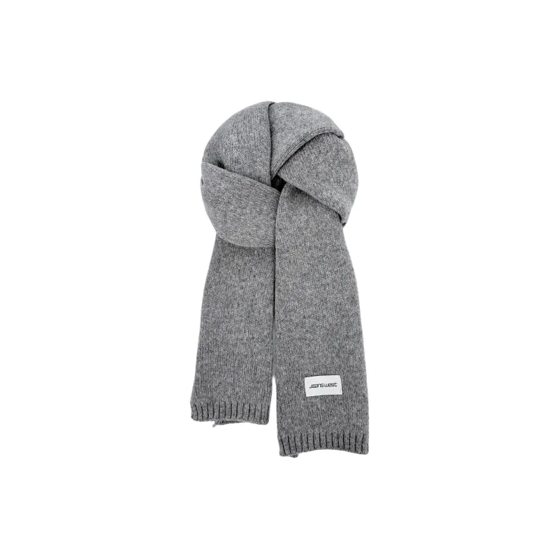 JEANSWEST Wool Knit Scarves Unisex-1