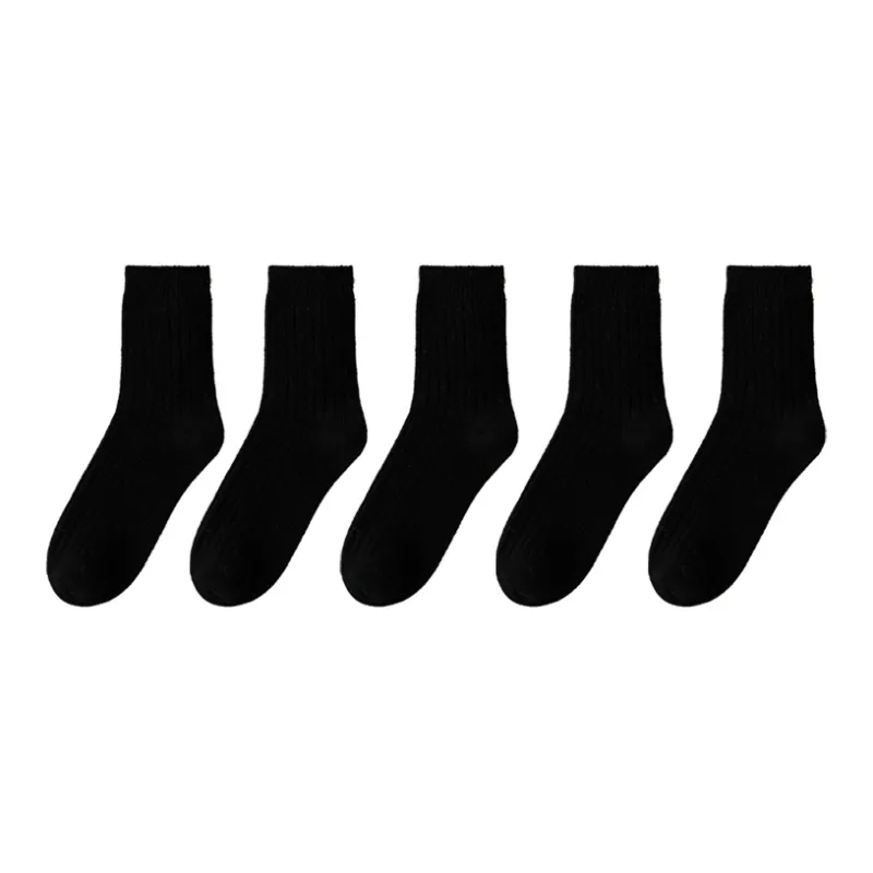 MIIOW Mid Calf Socks Men's 5 Pack-14